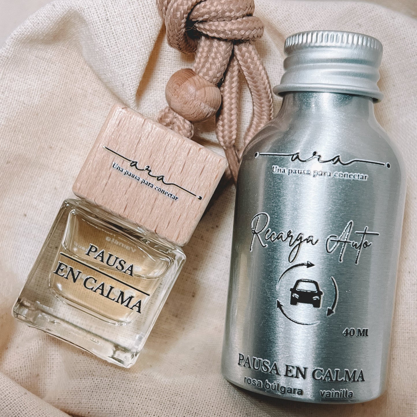 Pack Difusor de Auto + Recarga