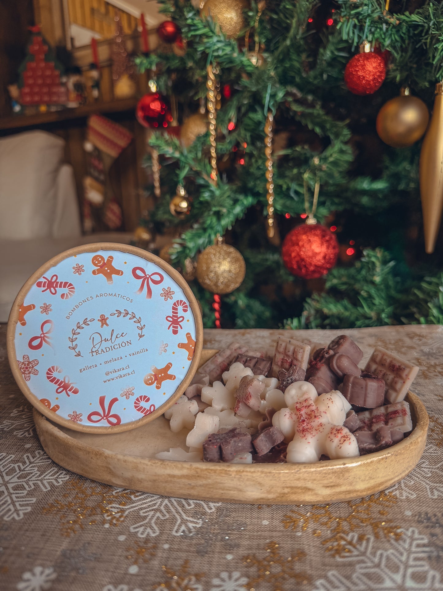Wax Melts o Bombones Aromáticos Navideños
