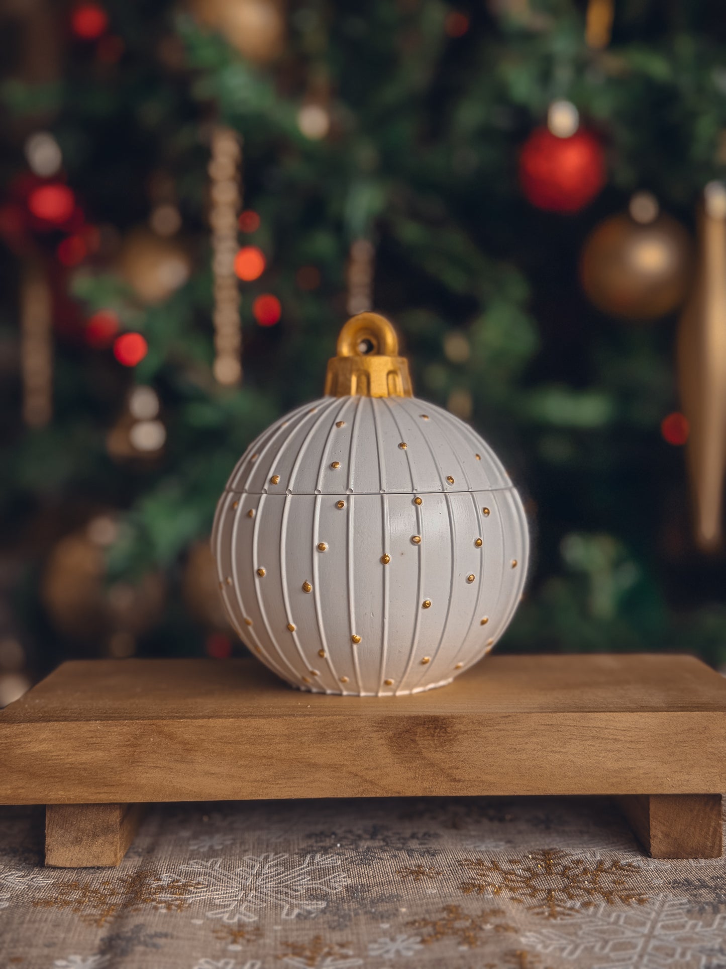 Vela Esfera Navideña 130 grs