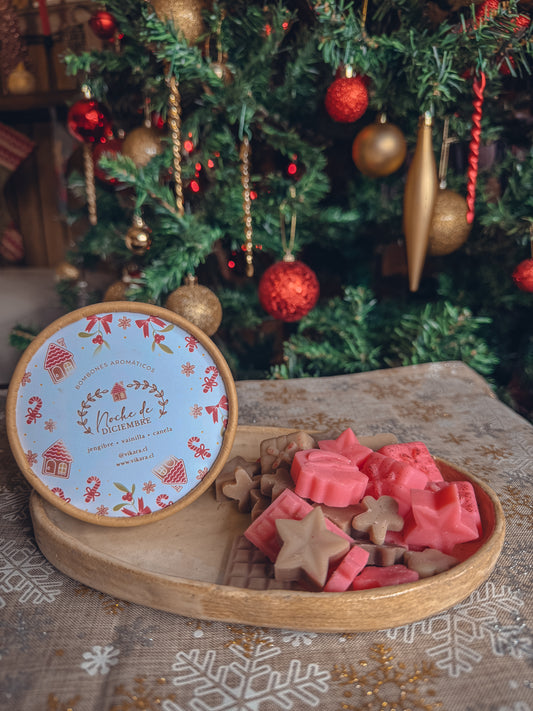 Wax Melts o Bombones Aromáticos Navideños