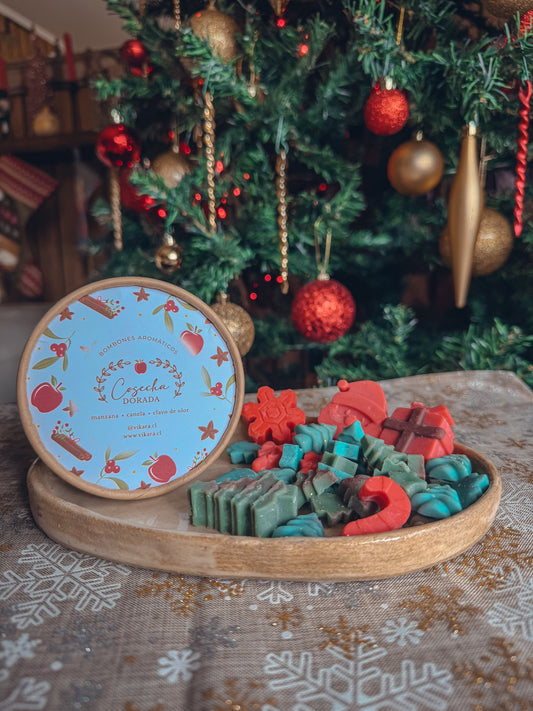 Wax Melts o Bombones Aromáticos Navideños