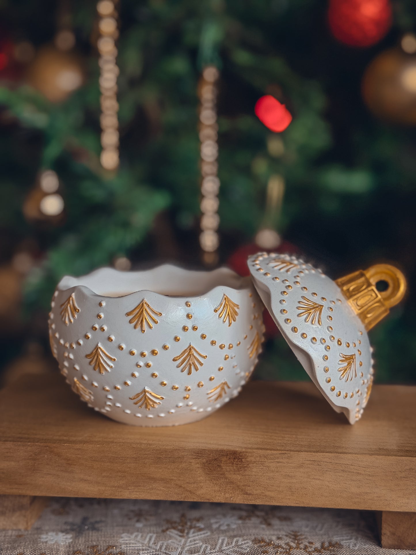 Vela Esfera Navideña 130 grs