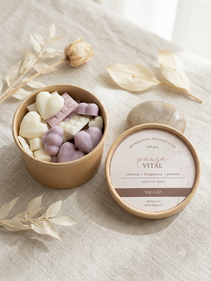 Bombones Aromáticos VIKARA 100 g – Wax Melts Artesanales