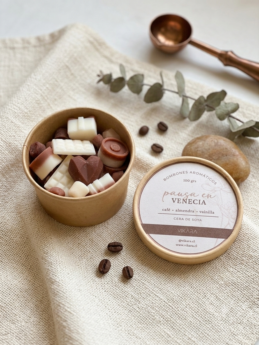 Bombones Aromáticos VIKARA 100 g – Wax Melts Artesanales