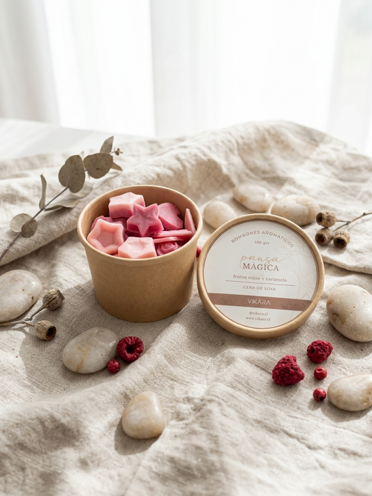 Bombones Aromáticos VIKARA 100 g – Wax Melts Artesanales