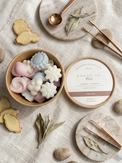 Bombones Aromáticos VIKARA 100 g – Wax Melts Artesanales