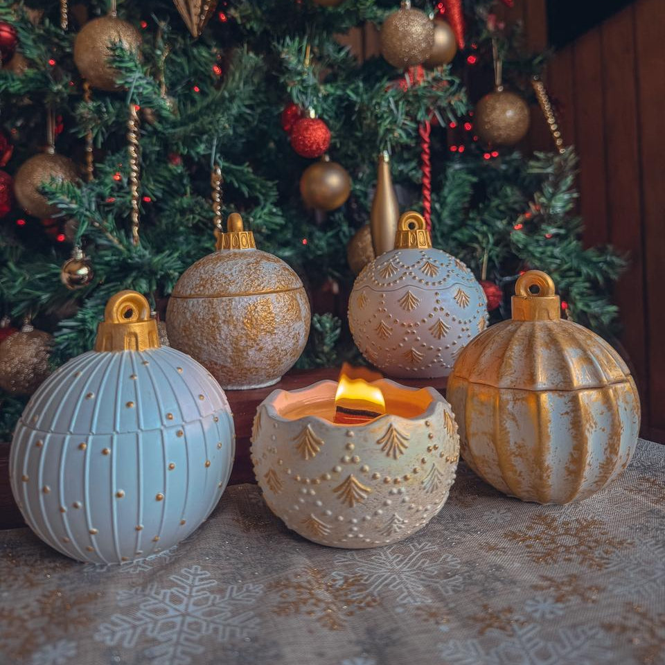 Vela Esfera Navideña 130 grs