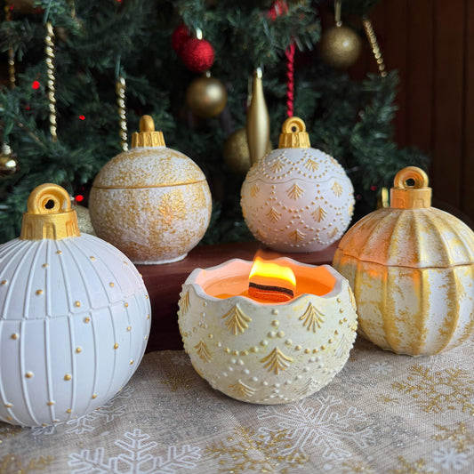 Vela Esfera Navideña 130 grs